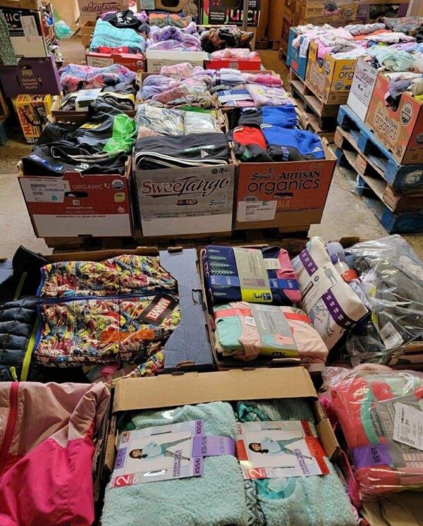 Amazon Clothing Truckload
